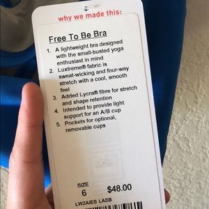 lululemon athletica Other - Lululemon Free to Be Bra lululemon athletica Other - Lululemon Free to Be Bra